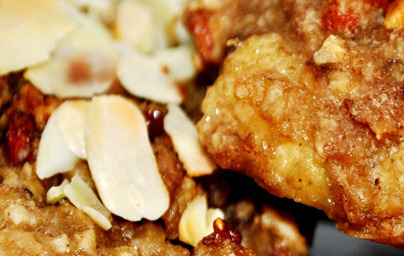 Sladkanje z goji jagodami Sladkanje z goji jagodami